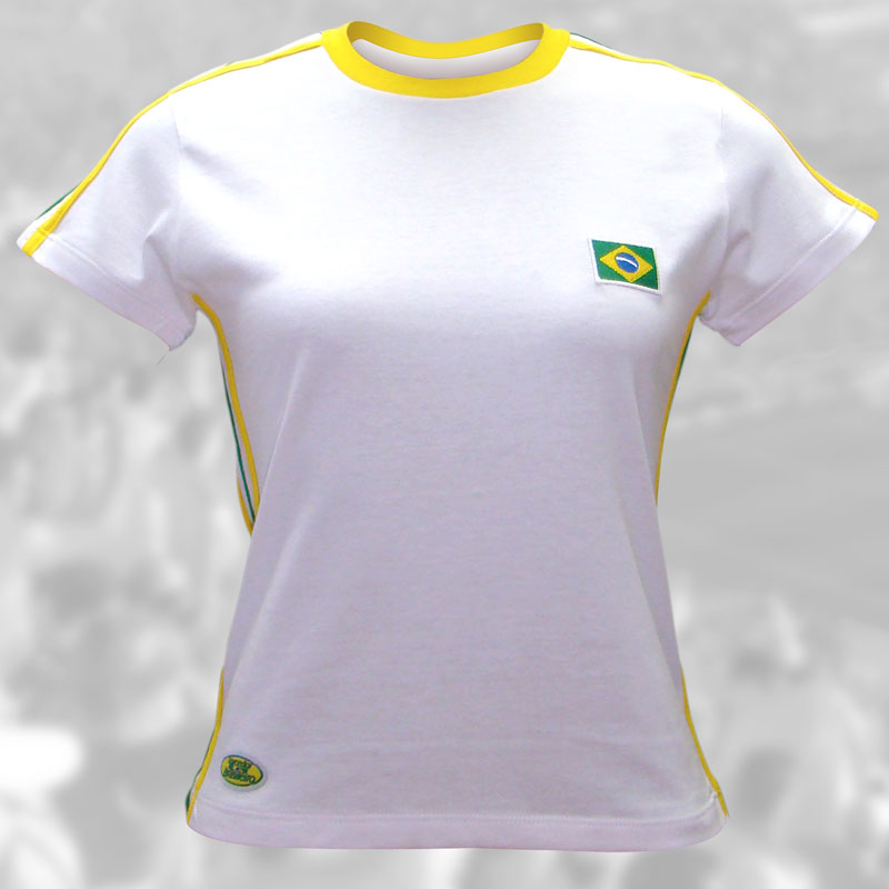 CAMISETA BRASIL MACUXI FEMININA - Grandes Torcidas